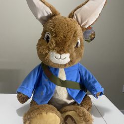 New Authentic Nickelodeon PETER RABBIT Large Plush ( Easter Bunny Gift 