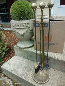 Fireplace Tools Shell Set