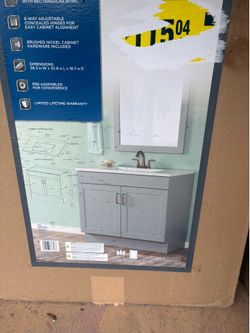 Glacier Bay 30 inch vanity