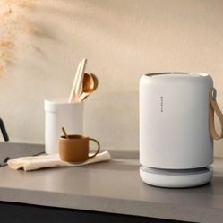 Molekule Air Mini Air Purifier  Uses PECO-HEPA Tri-Power filter technology to capture & destroy pollutants, including viruses, bacteria, mold, VOCs