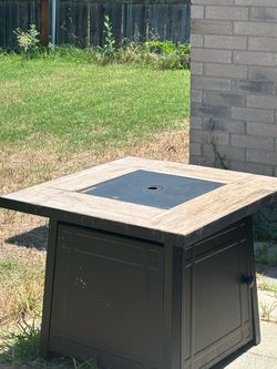 Outdoor Propane Fire Pit Table – $25