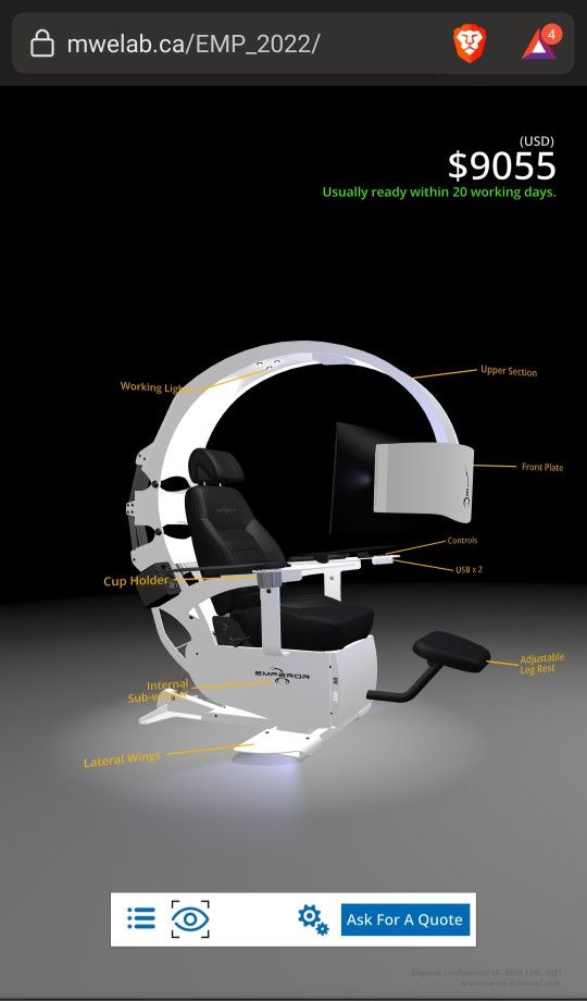 High End Emperor XT Workstation By MWE Lab