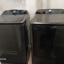 Samsung Top loader Washer and Dryer  5.0 cu ft.