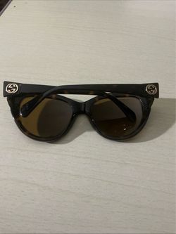 Gucci Cat-Eye Sunglasses Tortoise Brown