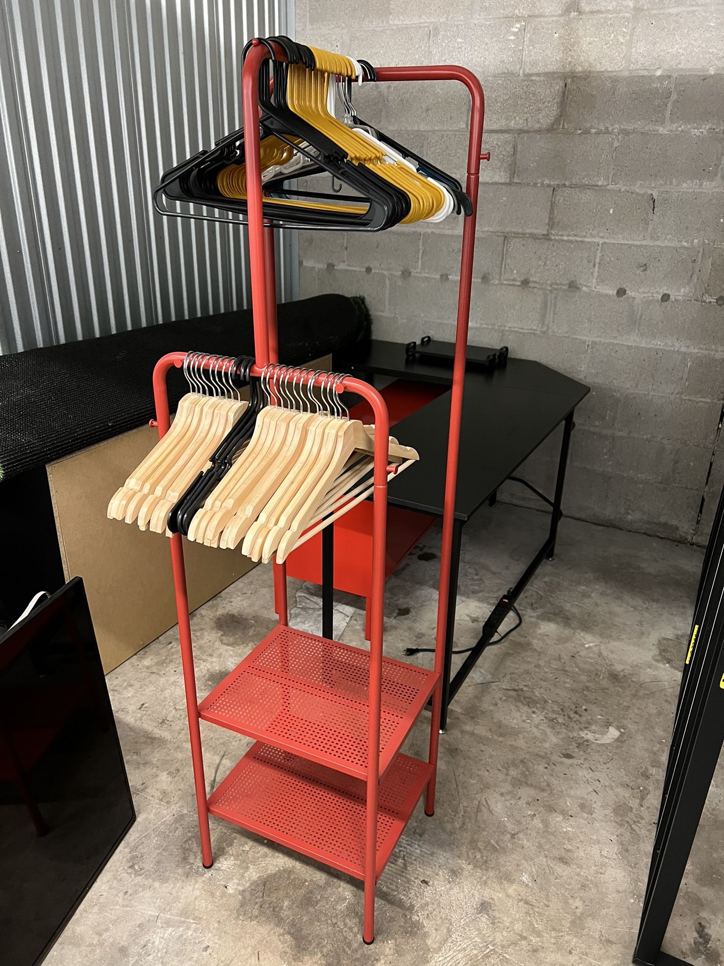 Ikea Nikkeby Clothes Rack, Free Hangars