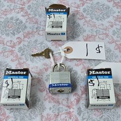 Master Lock  With Key