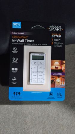 myTouchSmart SimpleSet In-Wall Timer