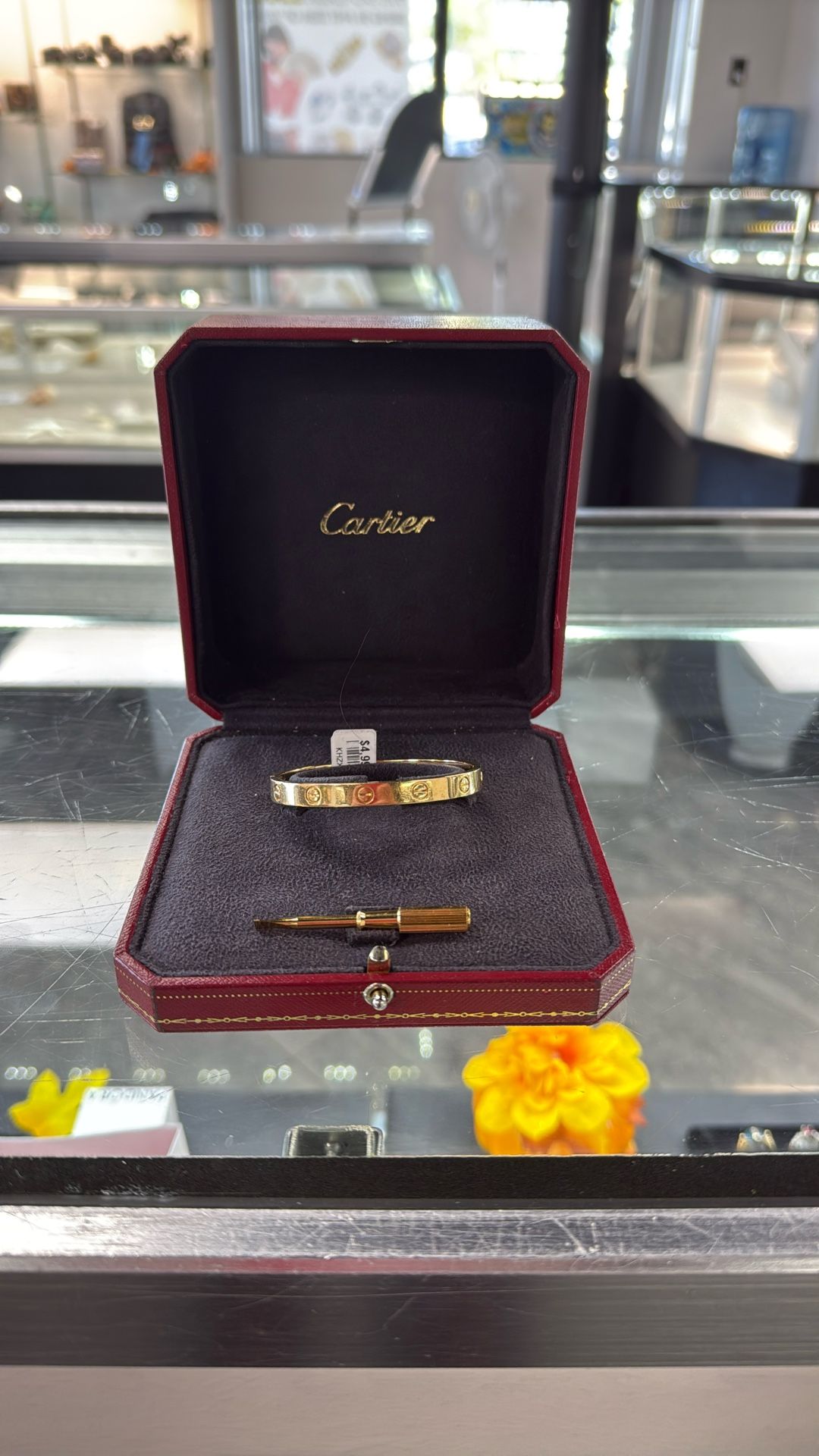 100% Authentic Cartier Love Bracelet In Original Box