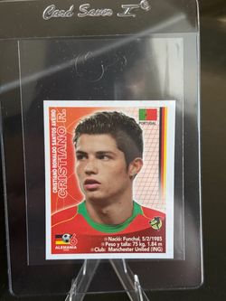 Cristiano Ronaldo 2006 World Cup Panini Sticker(X3)