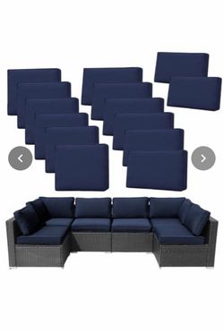 14 pack outdoor cushion slipcovers