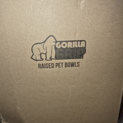 Gorilla Grip Raised Pet Bowls 