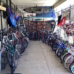 Huge Selection Of New And Uses Bikes (Mountain. Cruiser, BMX, Hybrid, Road, & Kids) Prices Vary 