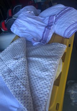 Pottery barn crib set