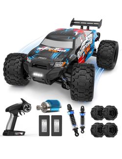 1/16 4X4 High-Speed 50+KM/H(Peak) RC Cars Monster Truck - 390 Motor Durable axle & Suspension RC Truck | 3000mAh Batteries | rc Cars Toys Christmas Bi
