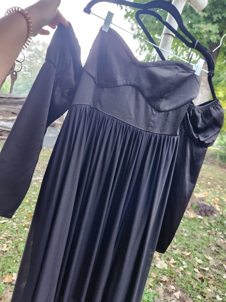 Black Off Shoulder Dress