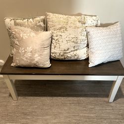 Storage Bench And Console Table