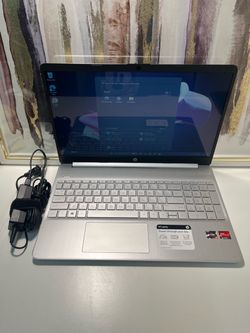 Touch Screen HP Pavilion 15-ef1041nr 15.6” AMD Ryzen 3 256GB SSD 4GB RAM Windows 11 w/ Charger - $129