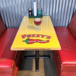 Table and Booth -Fuzzys Taco