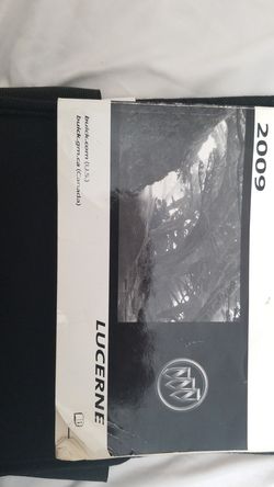 09 Buick Lucerne Owners Manual