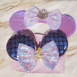 Little Mermaid Disney Ears (Mommy And Daughter)
