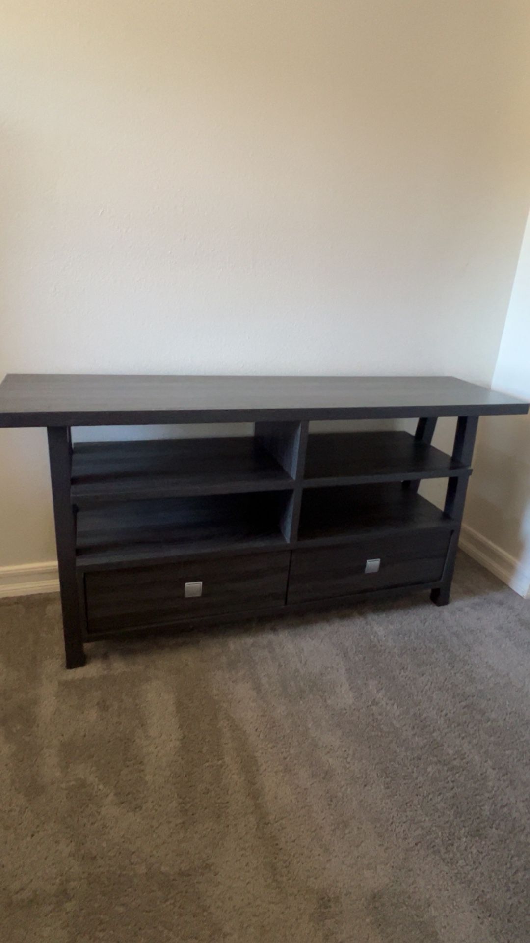 Wood TV Stand Like New