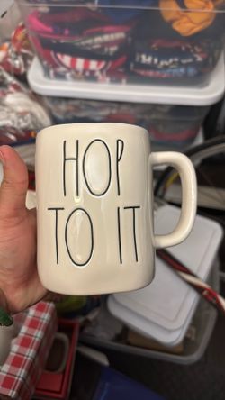 Hop to it mug Rae Dunn. Brand New