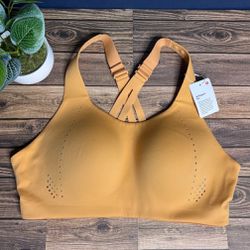 Lululemon AirSupport Bra Size 32DD NWT Warm Apricot/Silver Blue (High Support)