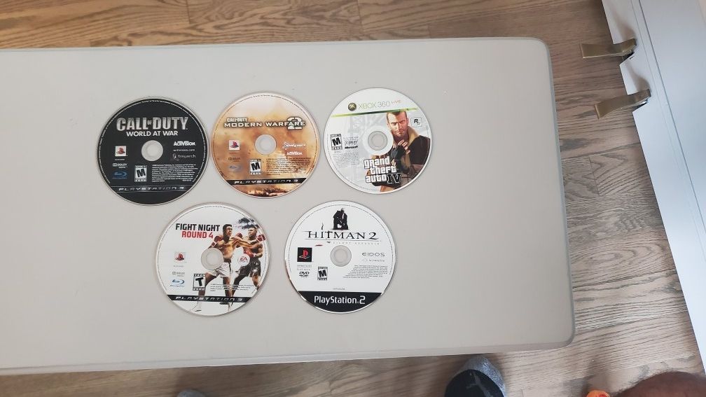 PS3 PS2 And Xbox 360 Games