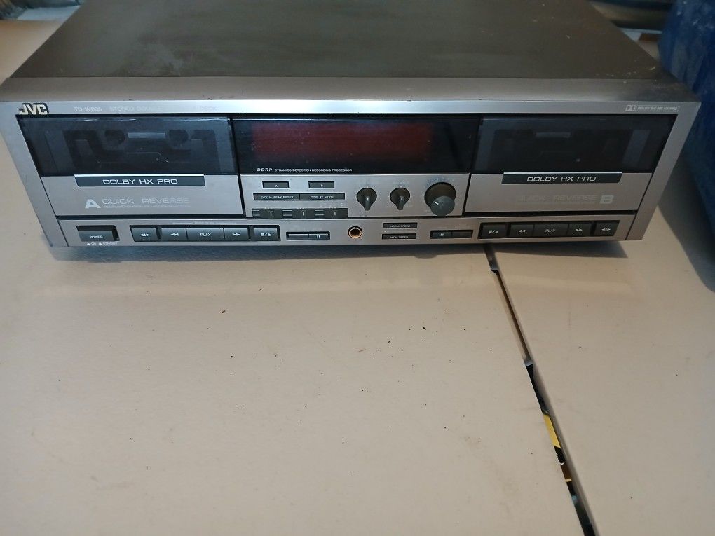 VINTAGE JVC DOUBLE CASSETTE DECK
