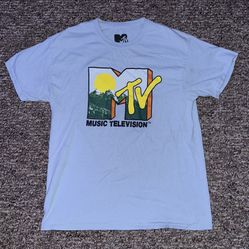 Blue MTV Graphic Tee