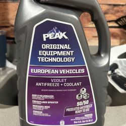Peak Coolant - European Vehicles 