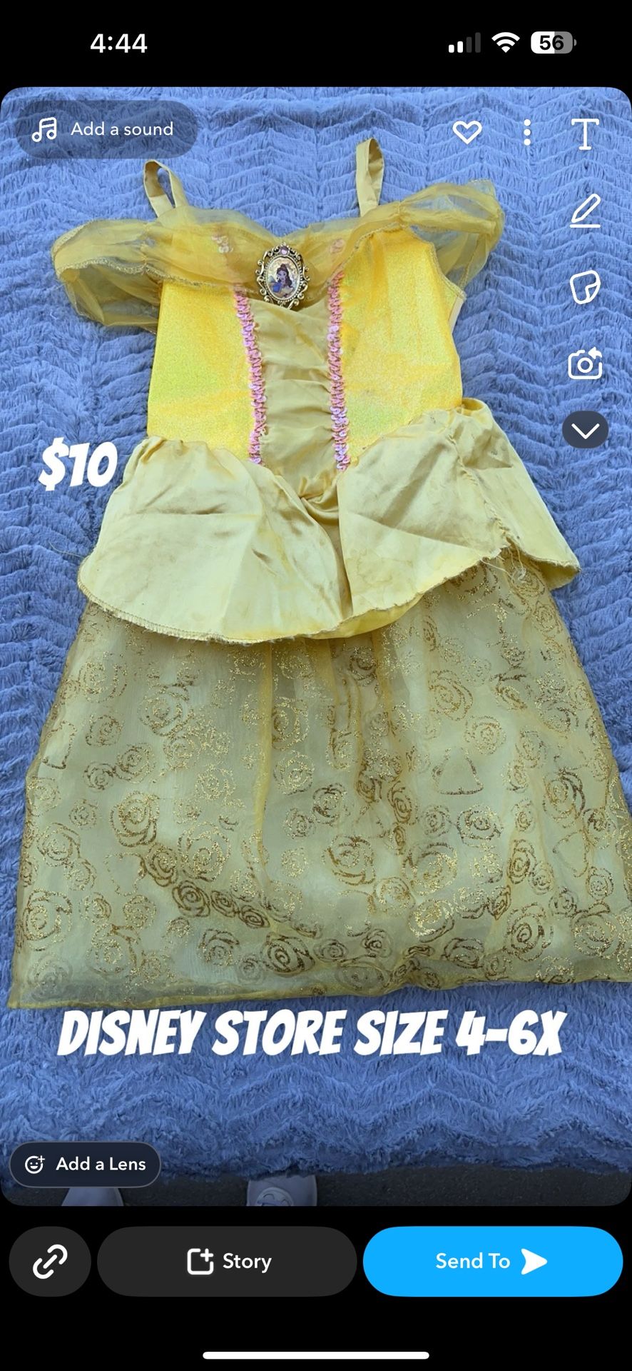 Belle Dress Size 4-6x