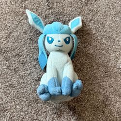 Glaceon Pokemon Plush Stuffed Animal
