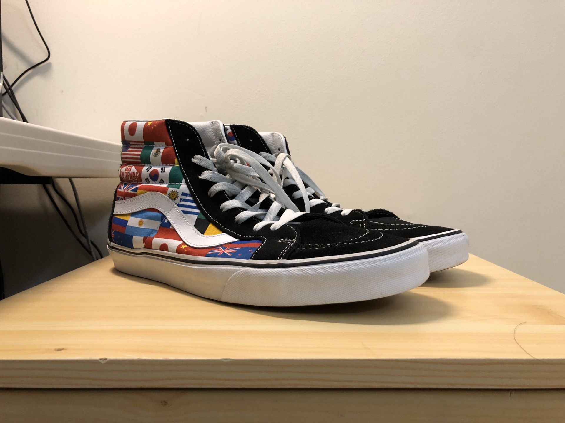 Vans Sk8-hi Reissue International Flags Size 13