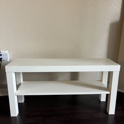 Lakiq Wooden Open-Shelf TV Stand: Modern, Functional, Great Condition