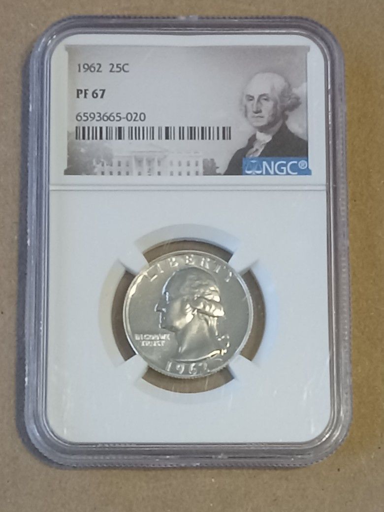 1962 Quarter Pf 67