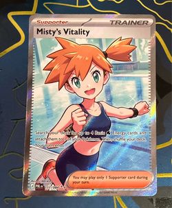 Misty’s vitality 111/084 Pokemon pitch black