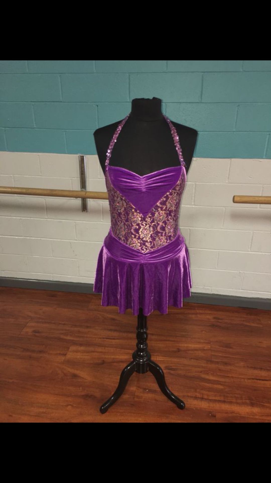 Purple lyrical dress