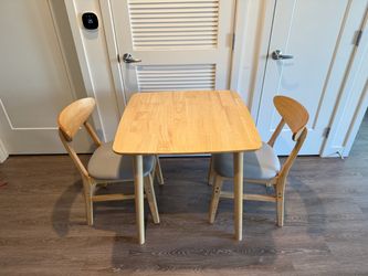 Table and chairs