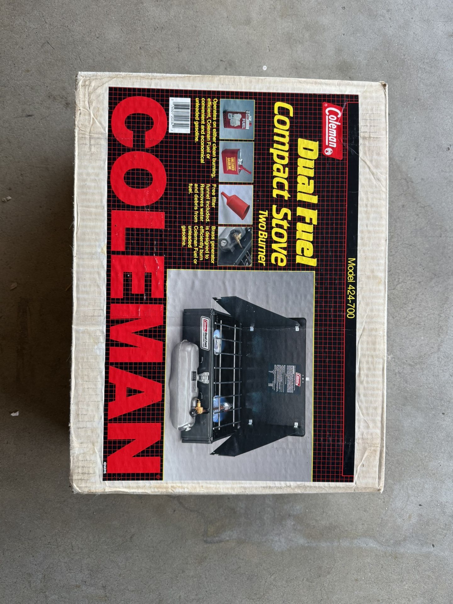 Camp Stove Dual Fuel Coleman Compact Stove