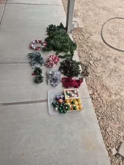 Assortment Of Christmas Decorations 