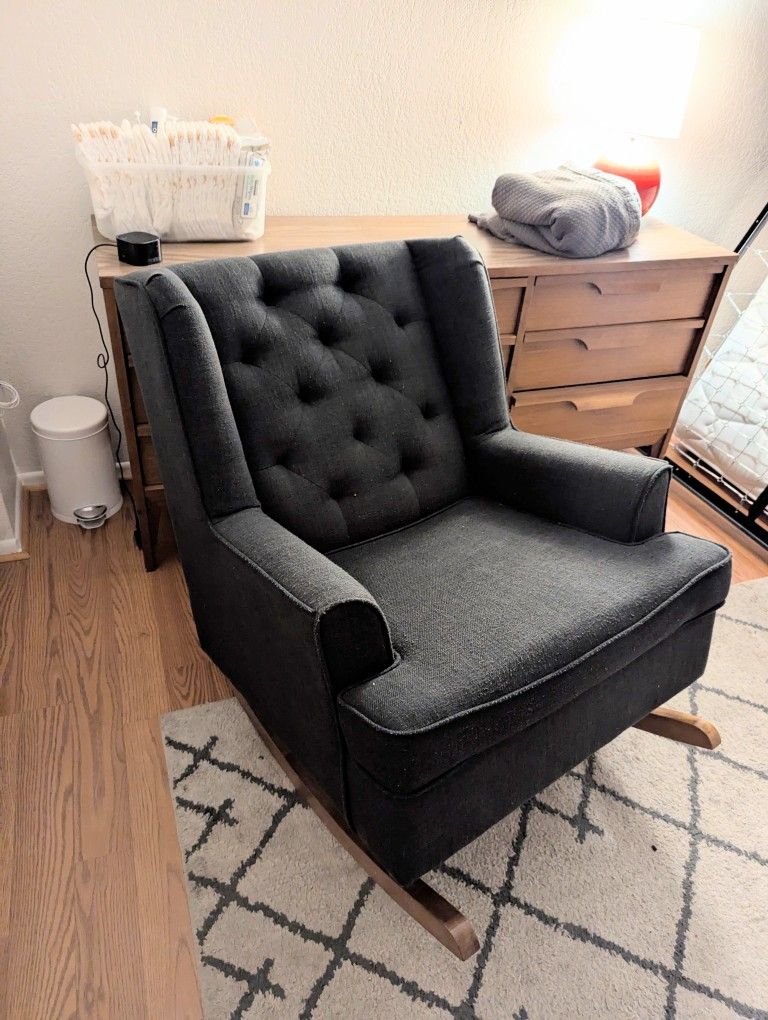 Tufted Rocking Chair