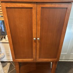 Wood Cabinet Storage Console 
