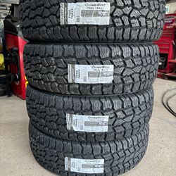 (4) - 265/70/18 Crosswind TrailTraxx Tires