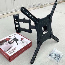 (Brand New) $19 TV Wall Mount for 17-55 Inches, Full Motion Swivel Tilt VESA 400x400mm, Max Weight 66Lbs