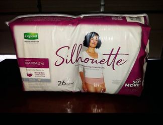 Depend Silhouette Incontinence Underwear Small 26 Count