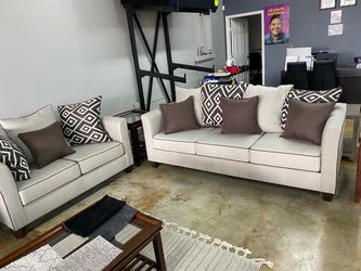 New   Sofa and loveseat  2 pieces Financing available  extra for delivery same day delivery 🚚
