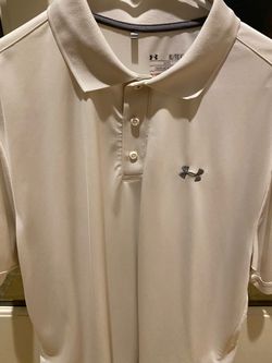 Under Armour Men's Polo Shirt XL White and XL Blue/Grey