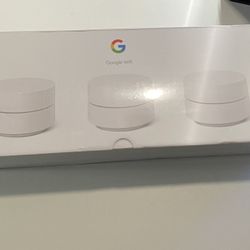 Google Mesh Wi-Fi 3-Pack Unopened 
