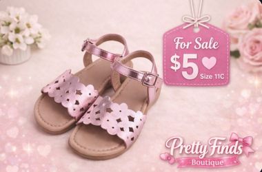 Old Navy Little Girls  Shoes Size 11c